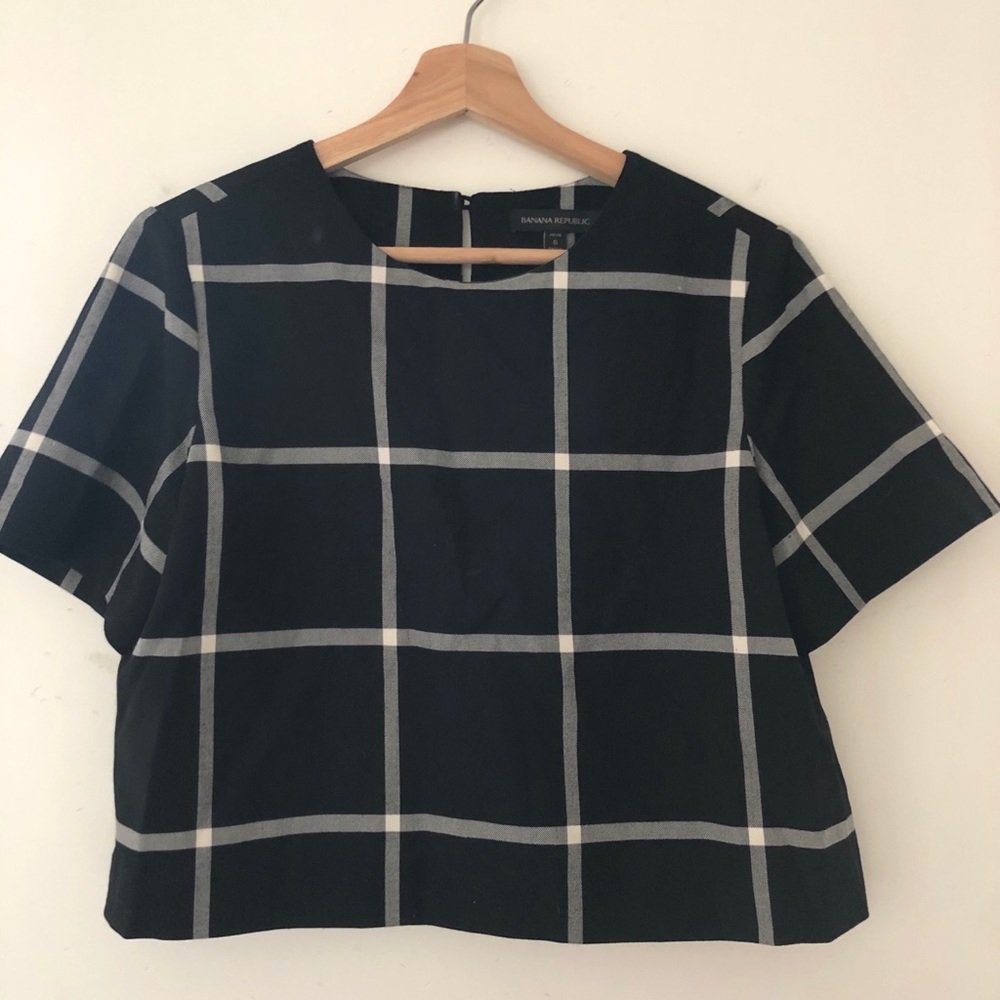 Business Casual Check Top